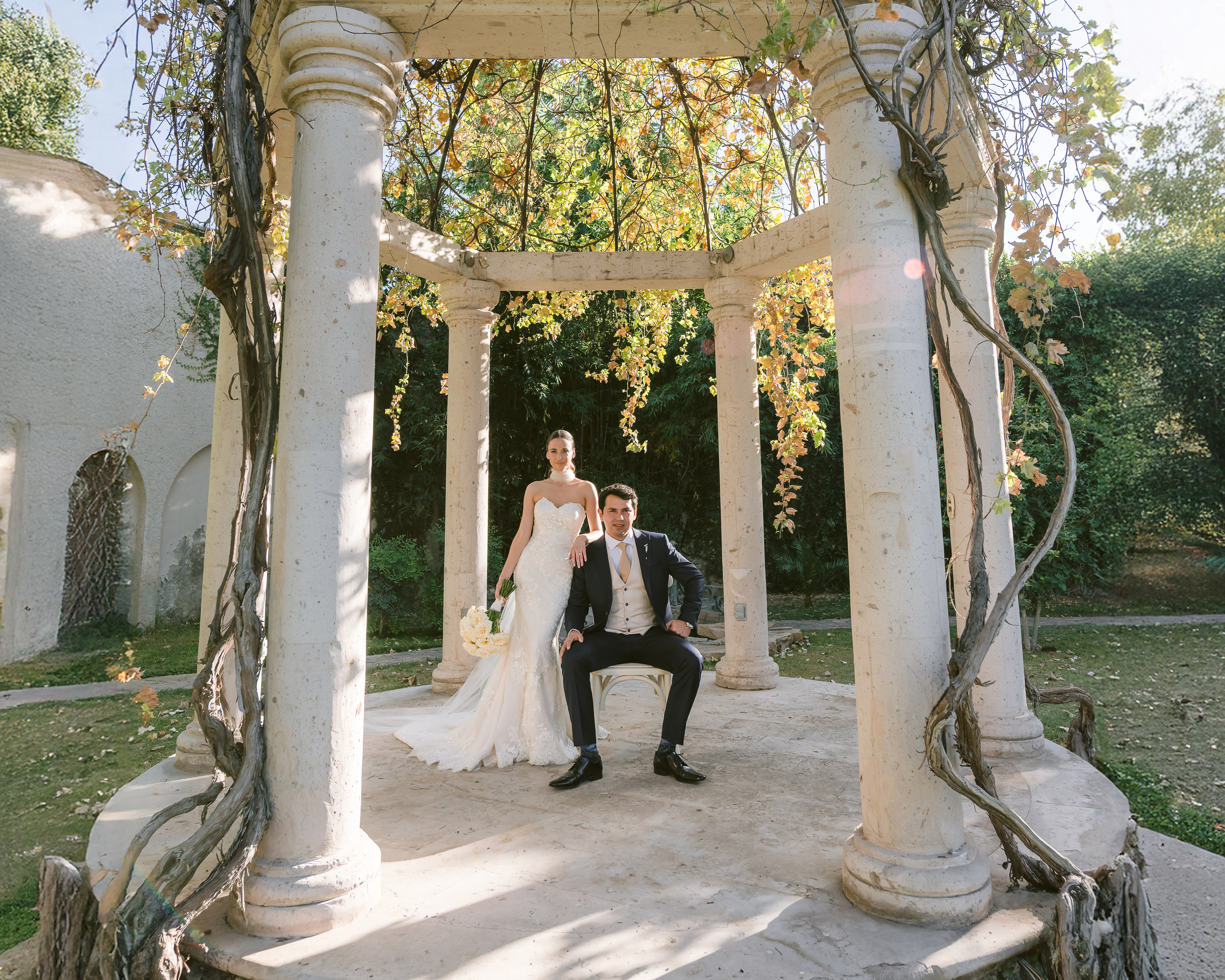 Editorial wedding portrait by David Lack